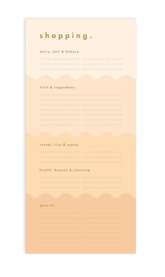 Corsica DL Shopping List Magnet Notepad