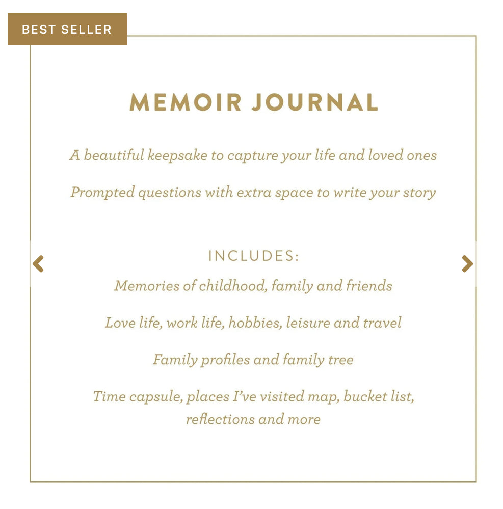 This Is My Story Memoir Journal Navy