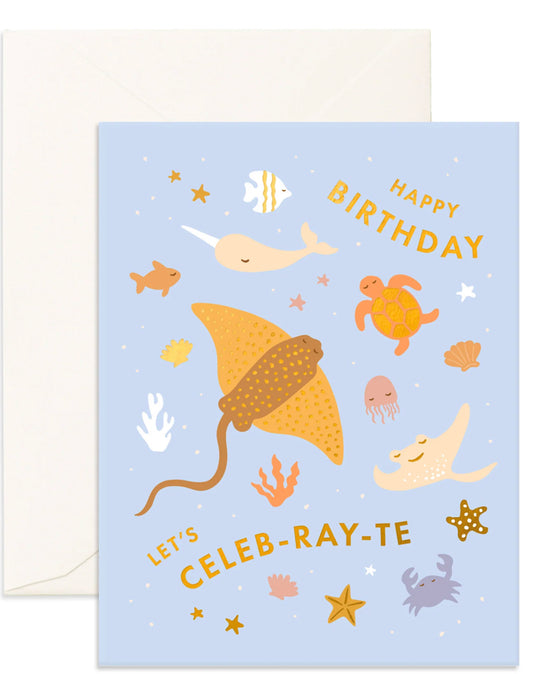 Birthday Ray Greeting Card