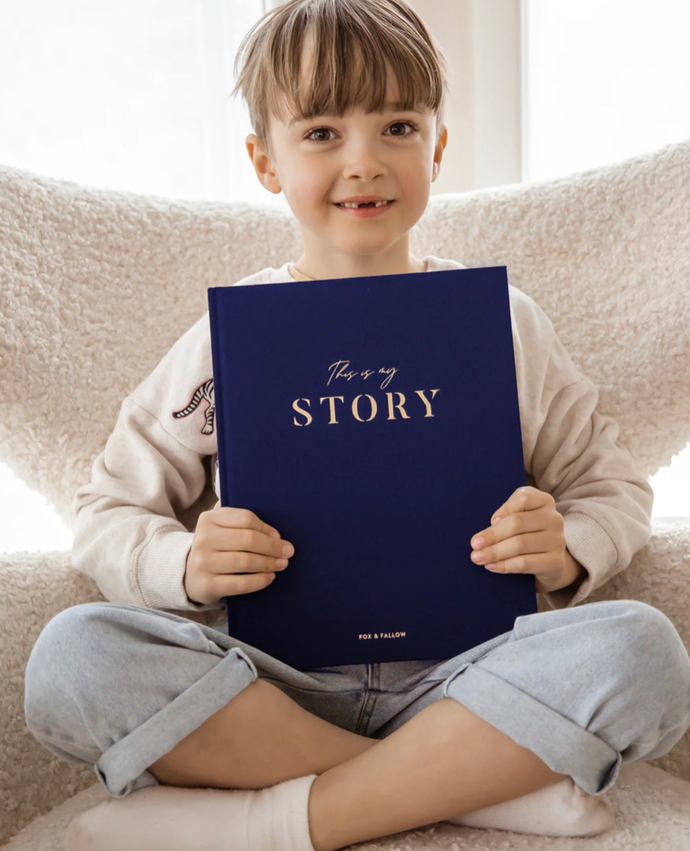 This Is My Story Memoir Journal Navy
