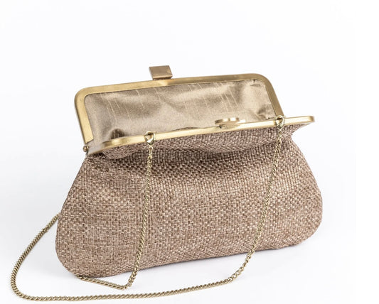 Adore Clutch in Natural