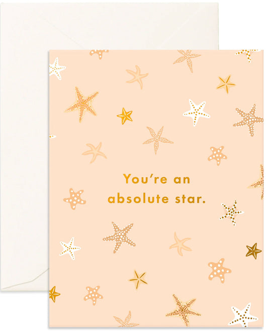 Absolute Starfish Greeting Card