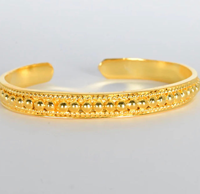 MW Gold Cuff Bangle A187.14