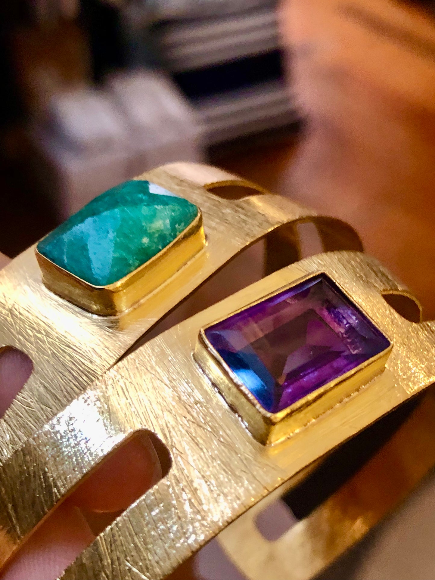 MW Gold Gem Cuff A186.24