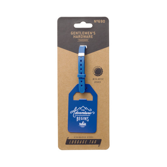 Blue Luggage Tag
