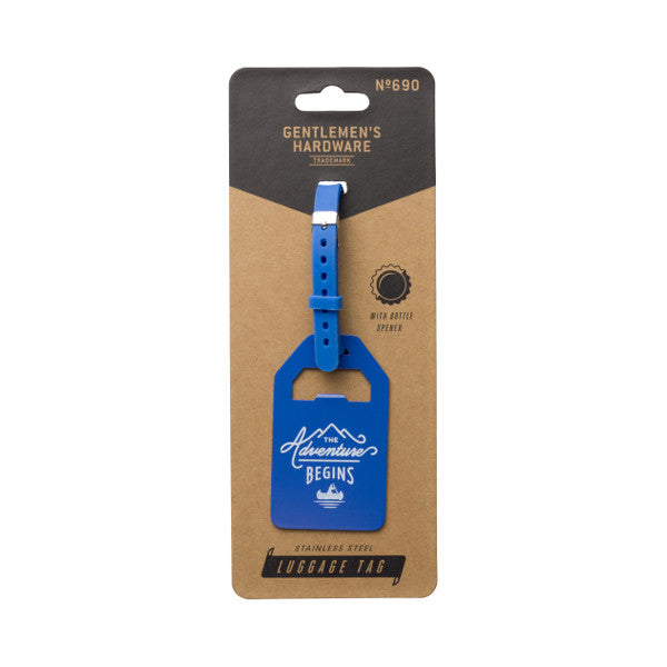 Blue Luggage Tag