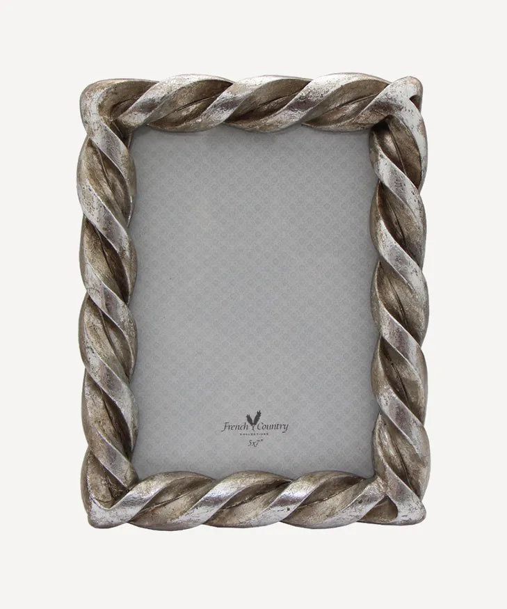 Rope Rectangle Pewter