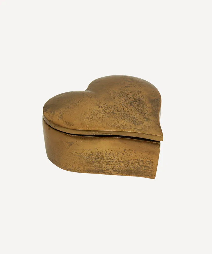 Gold Heart Box