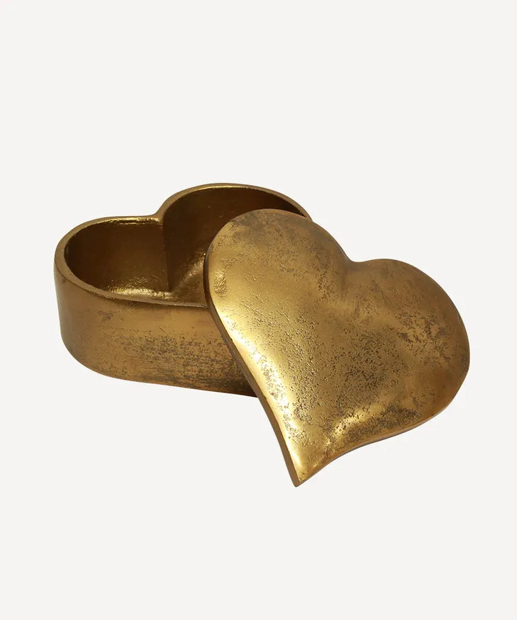 Gold Heart Box