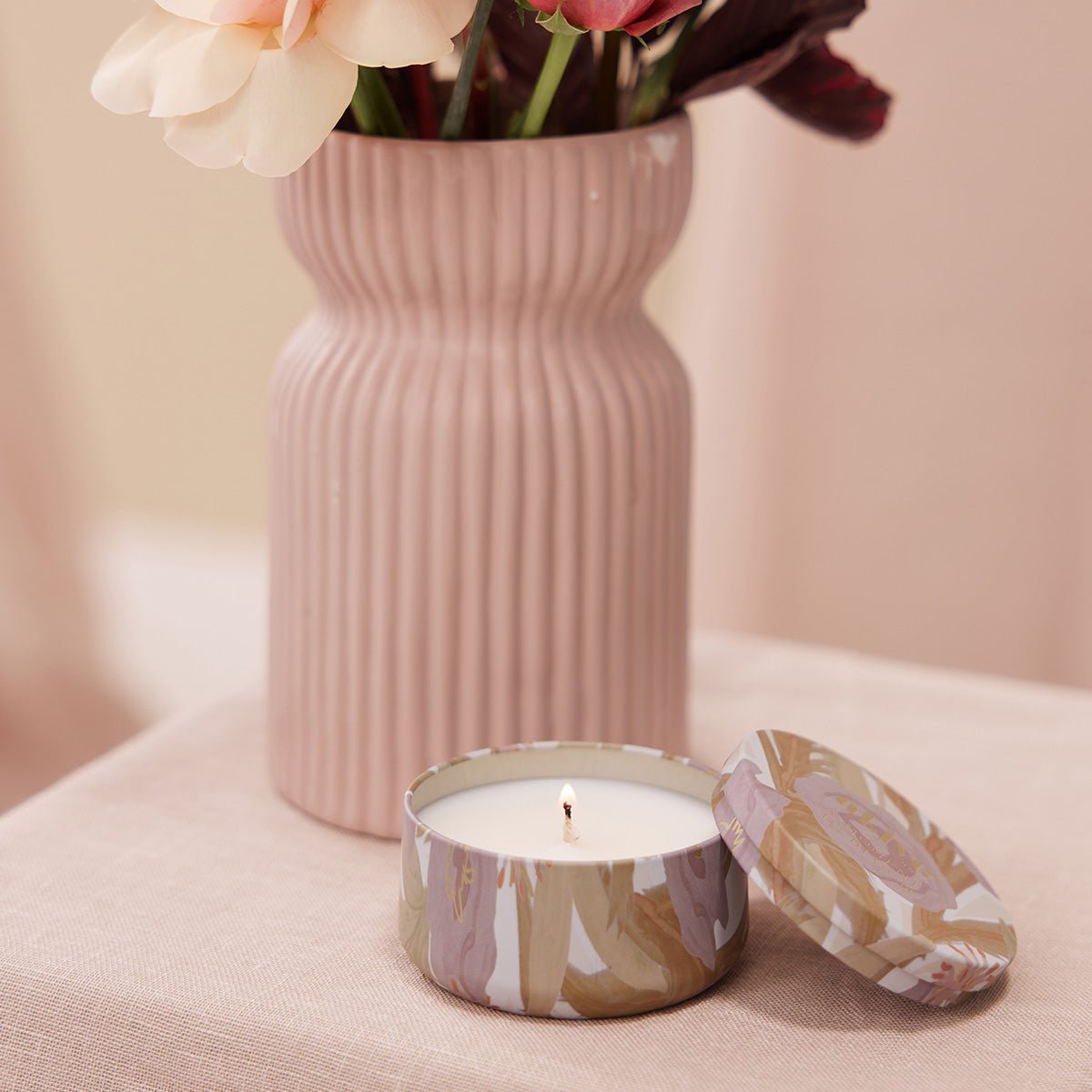 al.ive A Moment To Bloom Mini Soy Candle