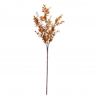 65cm Orange Eucalyptus Spray