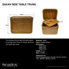 Sakan Side Table Trunk