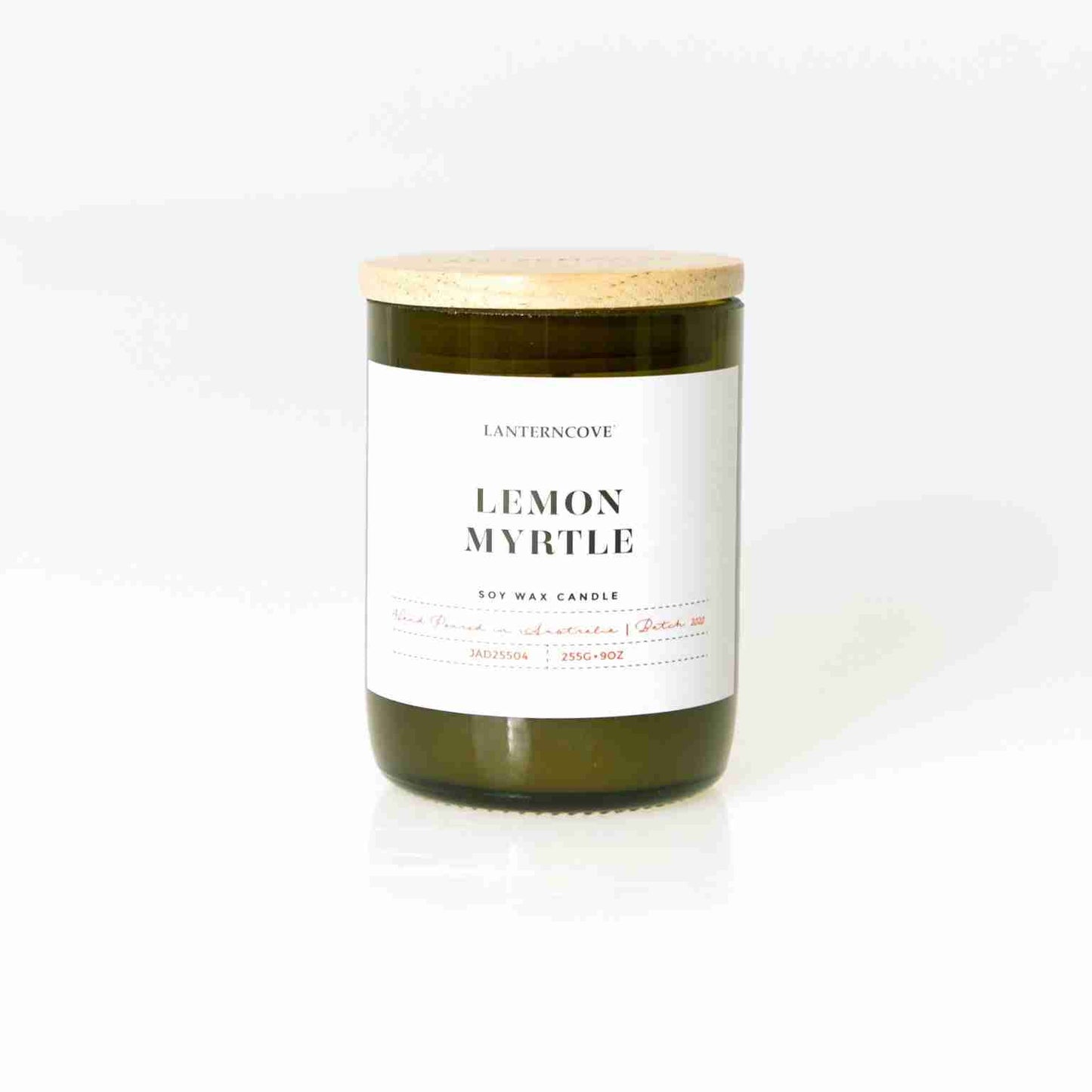 Jade 9oz Soy Wax Candle - Lemon Myrtle