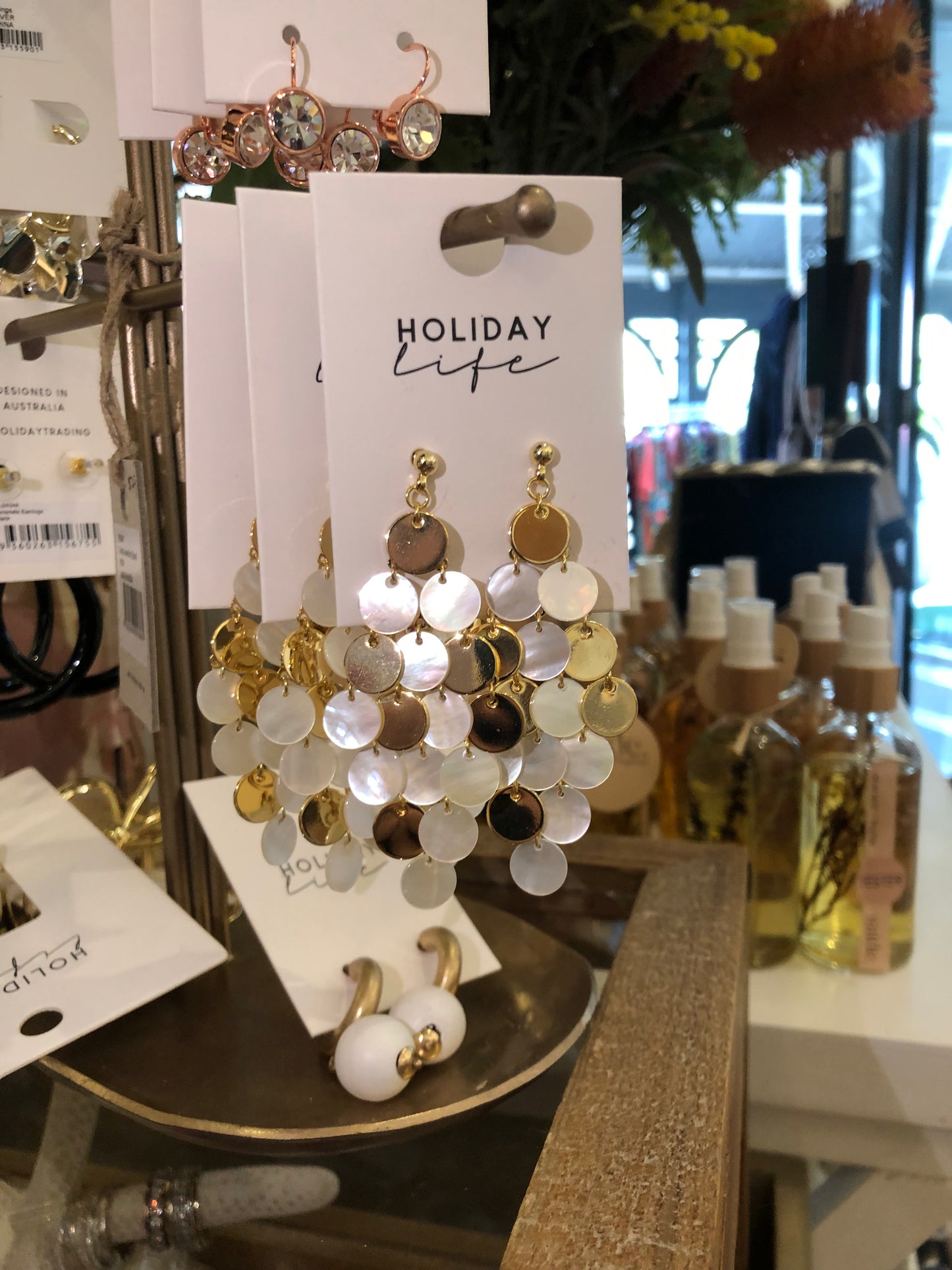 Aurora Earrings in Gold