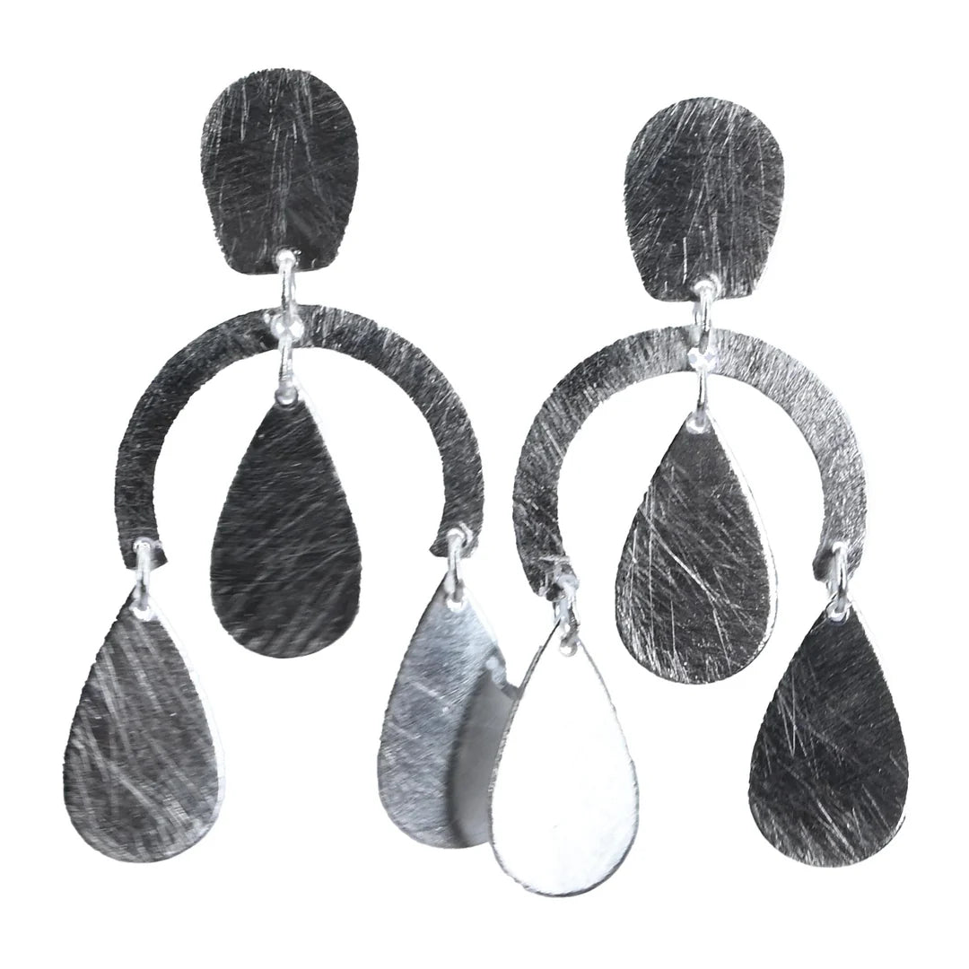 MW Silver Wash earrings C103