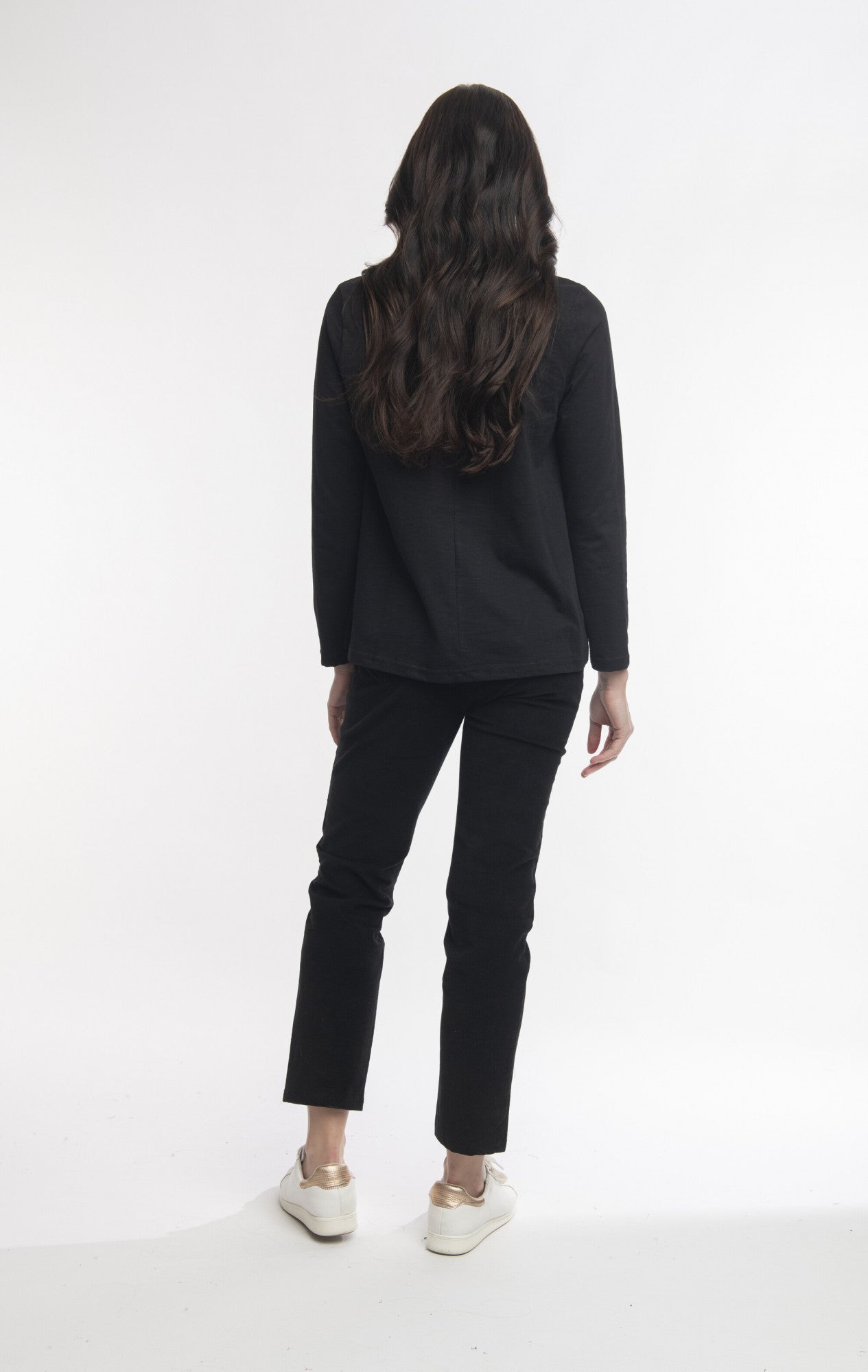 Solid cord Jeggings in Black