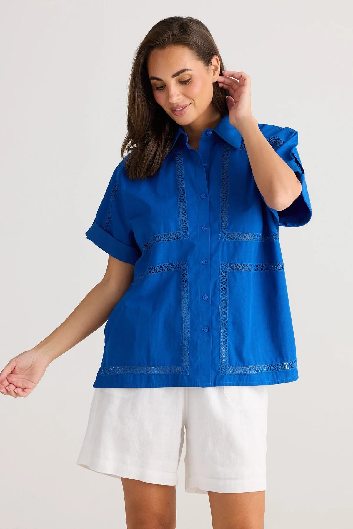 Indie Shirt in Sapphire