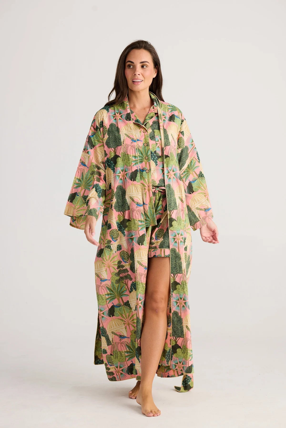 Namaste Robe in Zoya Print