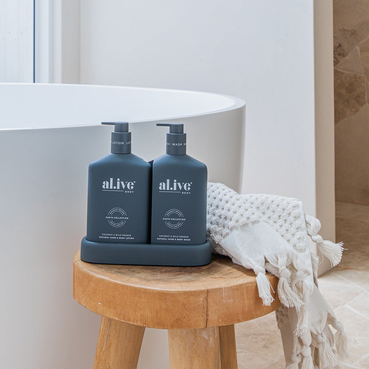 al.ive Coconut & Wild Orange | Wash & Lotion Duo