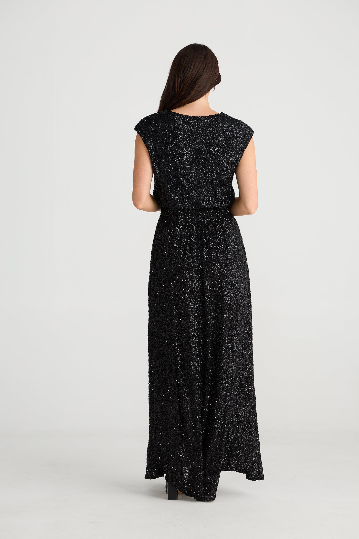 Shelly Dress Black Sequin