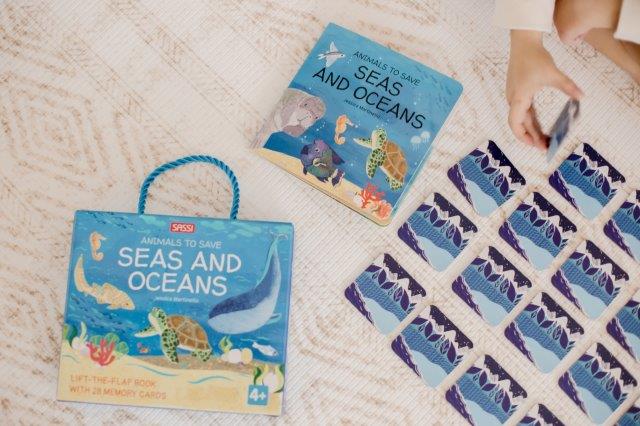 Sassi Memory Matching Games - Animals to Save - Seas and Oceans