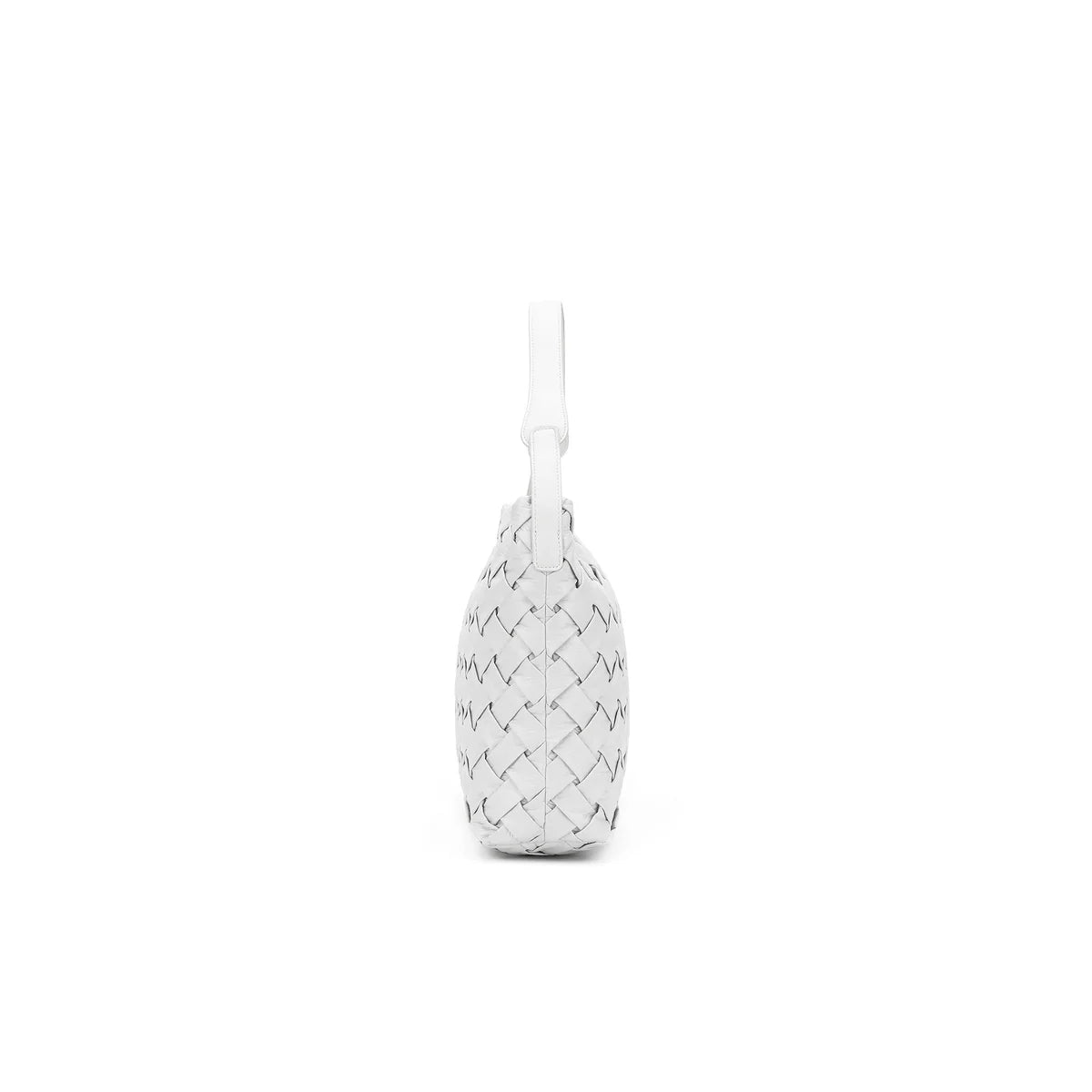 Raquel White 2 Piece Woven Shoulder Bag