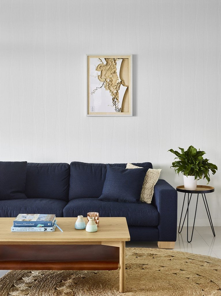Map of Moreton Bay 3D Contour Map Natural