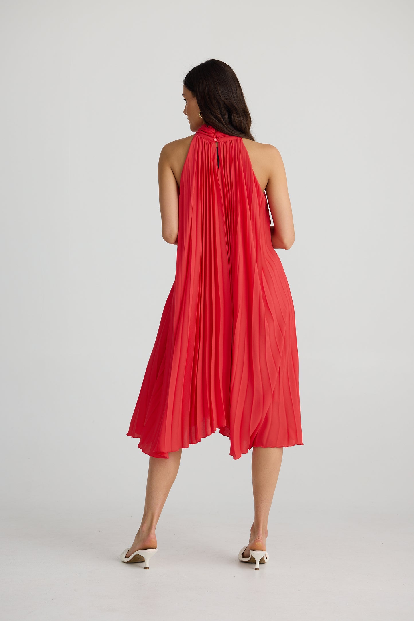 Runway Short Dress Scarlet