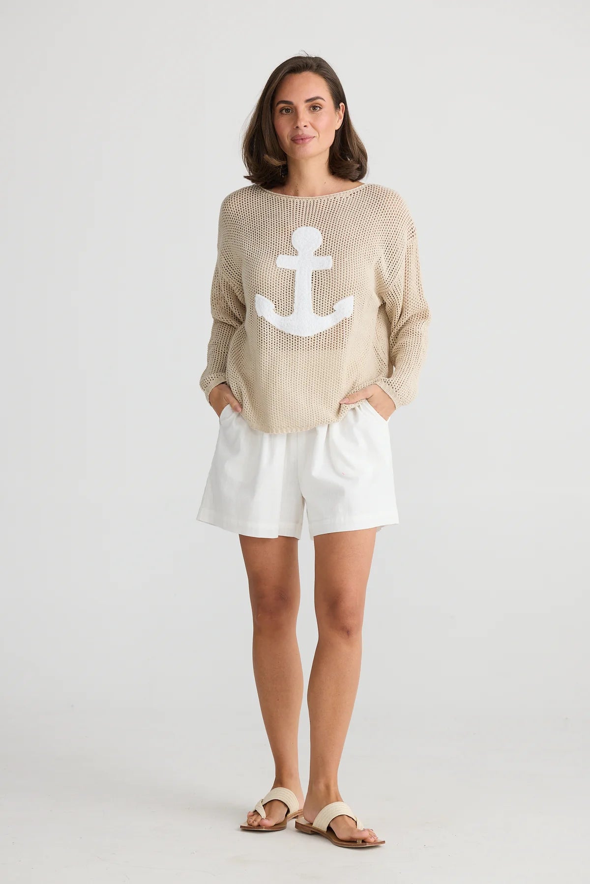 Anchored Knit Natural
