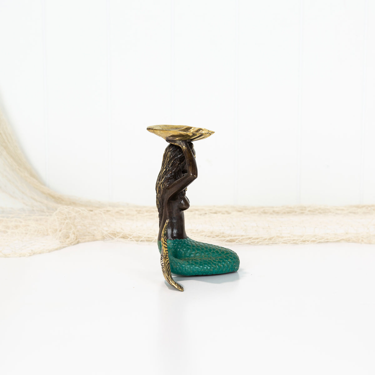Mermaid Seated (S) Green Tail