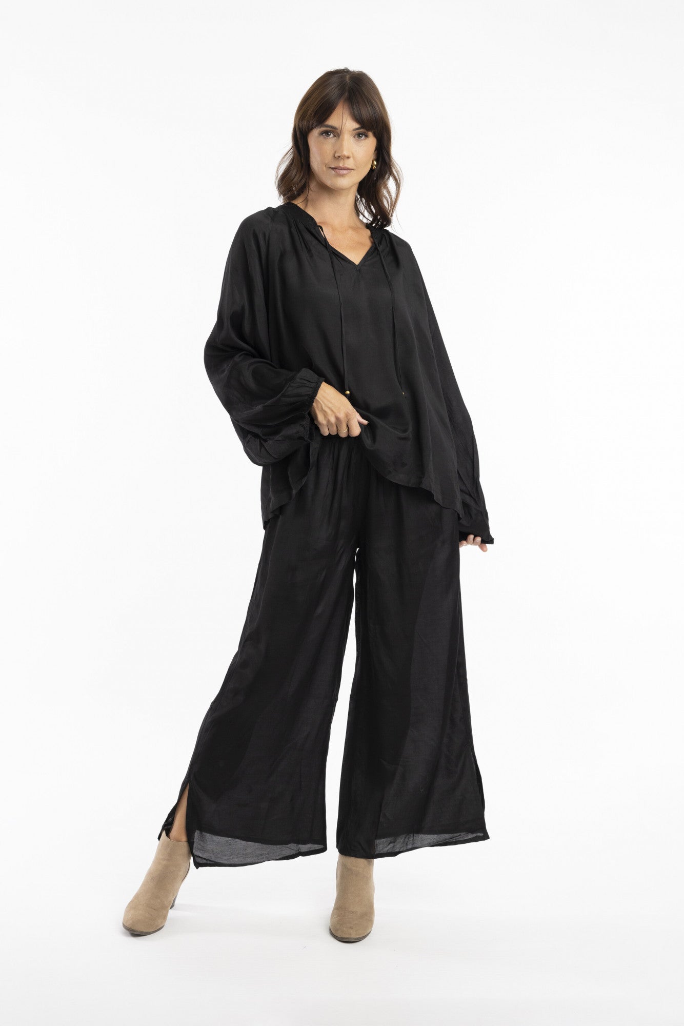 Solid Pants Black