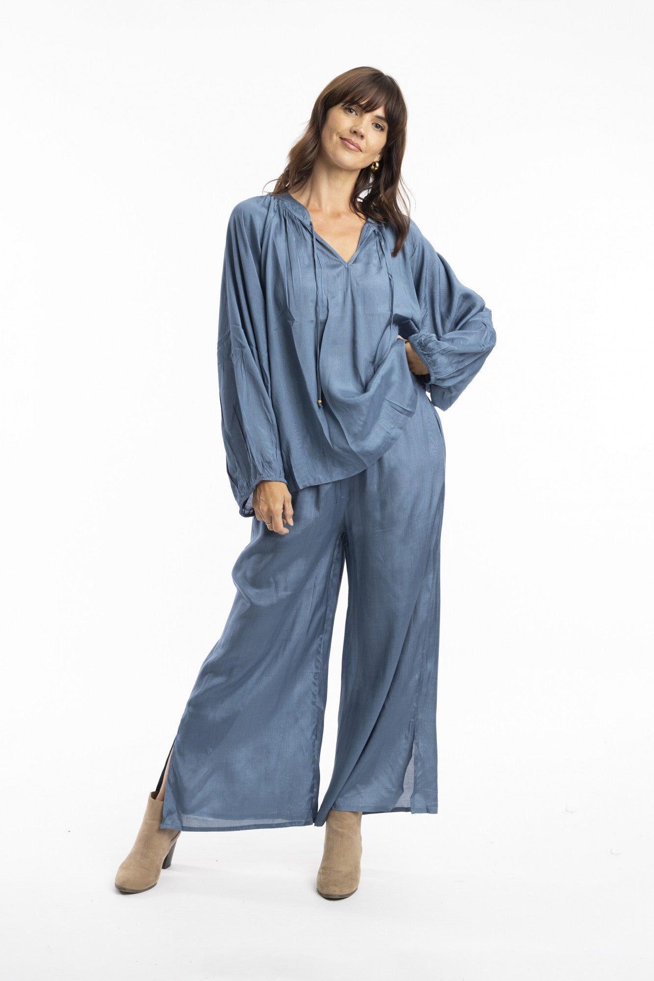 Solid Pants Teal