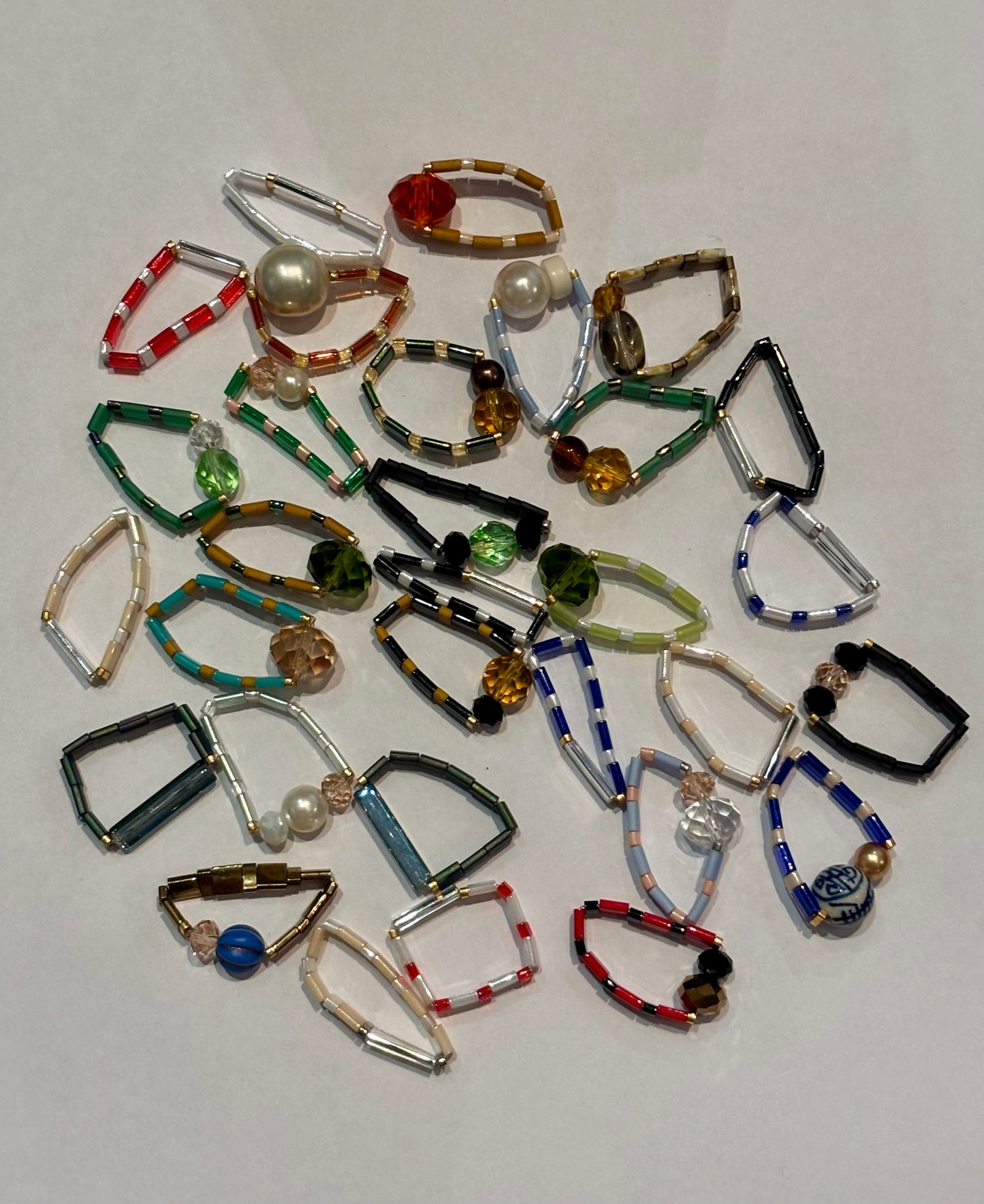 Agnes & Gus Tila Ring with Vintage Beads (Various)