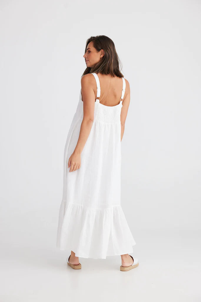 Midsummer Dress in White