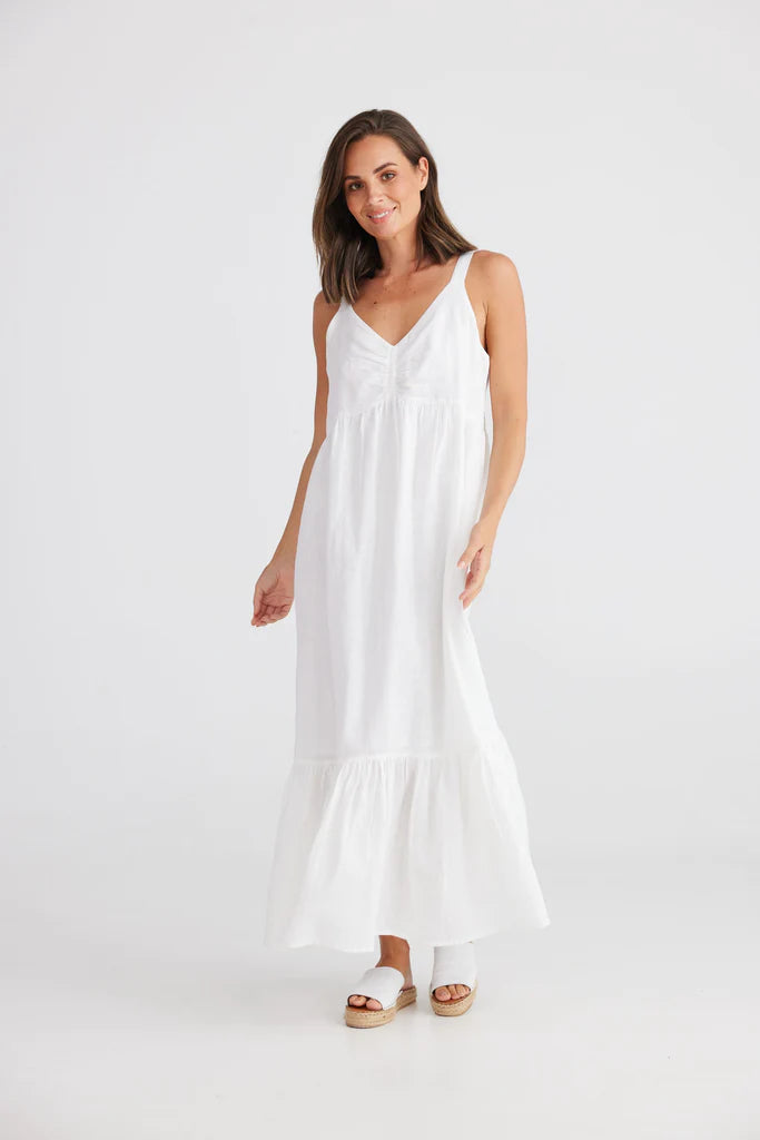 Midsummer Dress in White