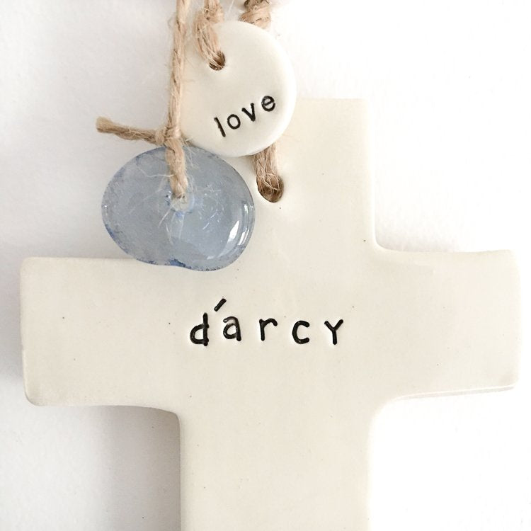 Handmade Ceramic Cross Small PRE order