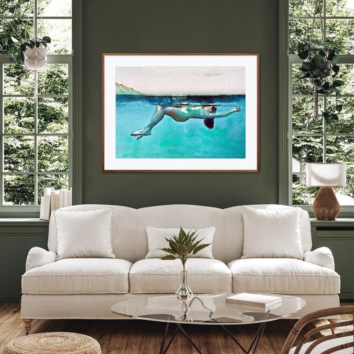 Lake Art Print