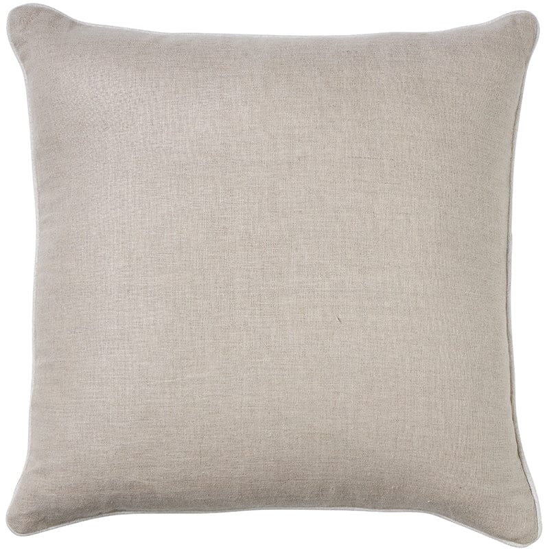 Linen Sand Piping 50x50 Cushion
