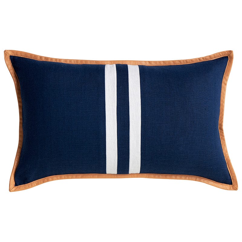 Riva Navy Linen 30x50 Cushion
