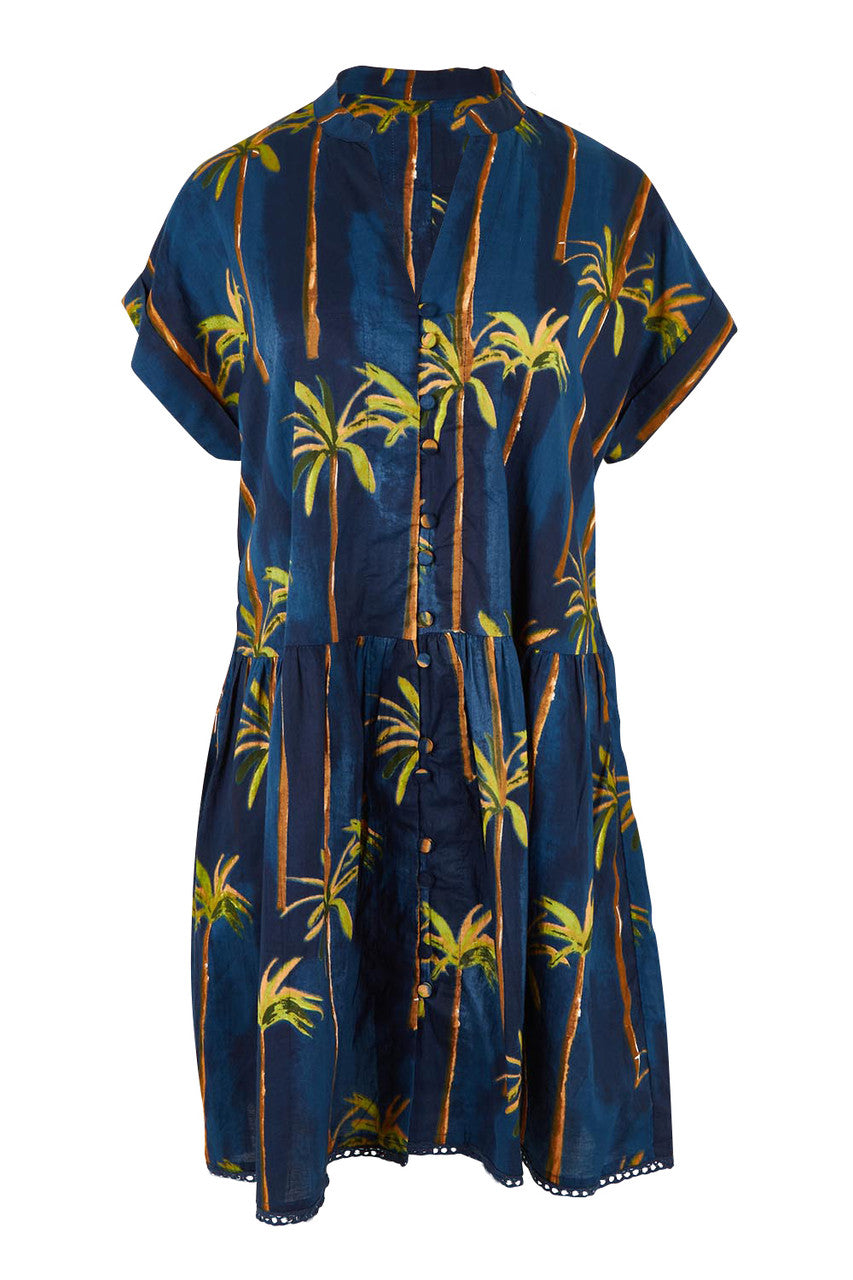 Badira Dress in Navy