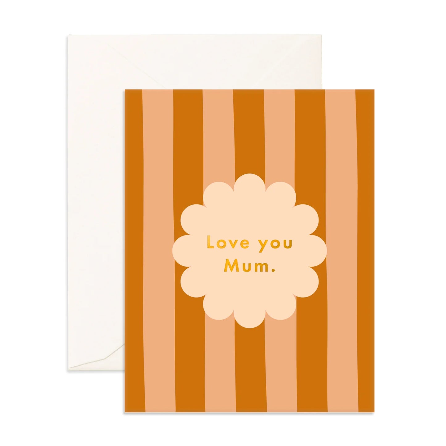 Love You Mum Petal Greeting Card
