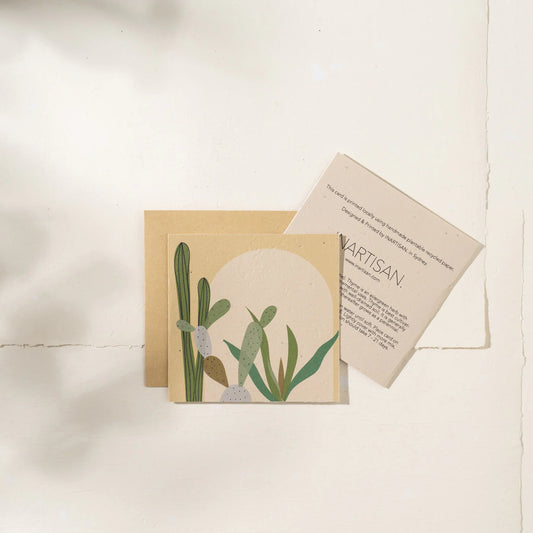 Plantable Card by Inartisan - Cactus Arch