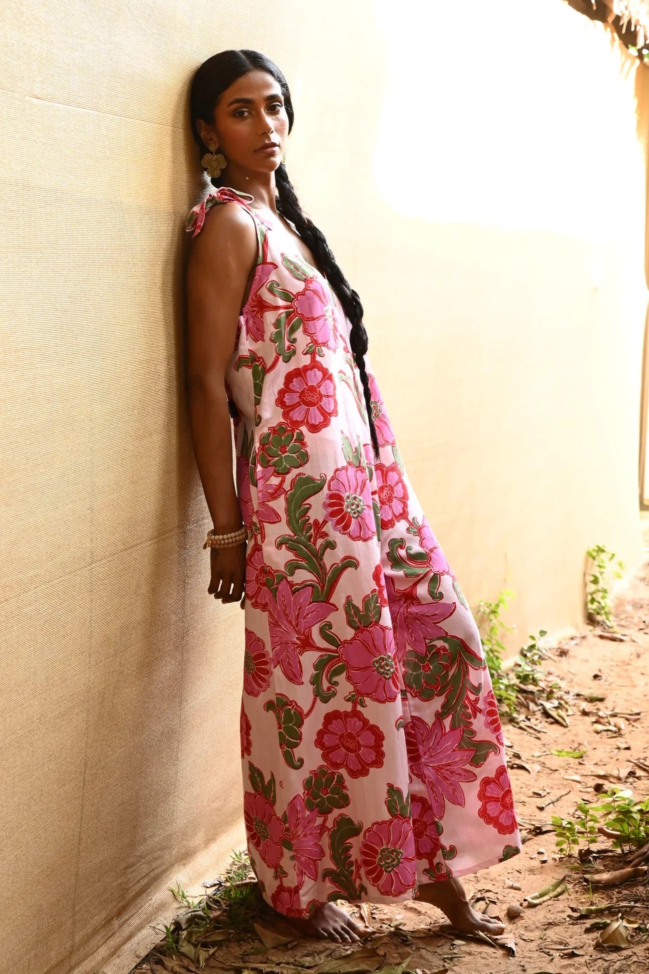 Temple Jumpsuit Pink Ibiza