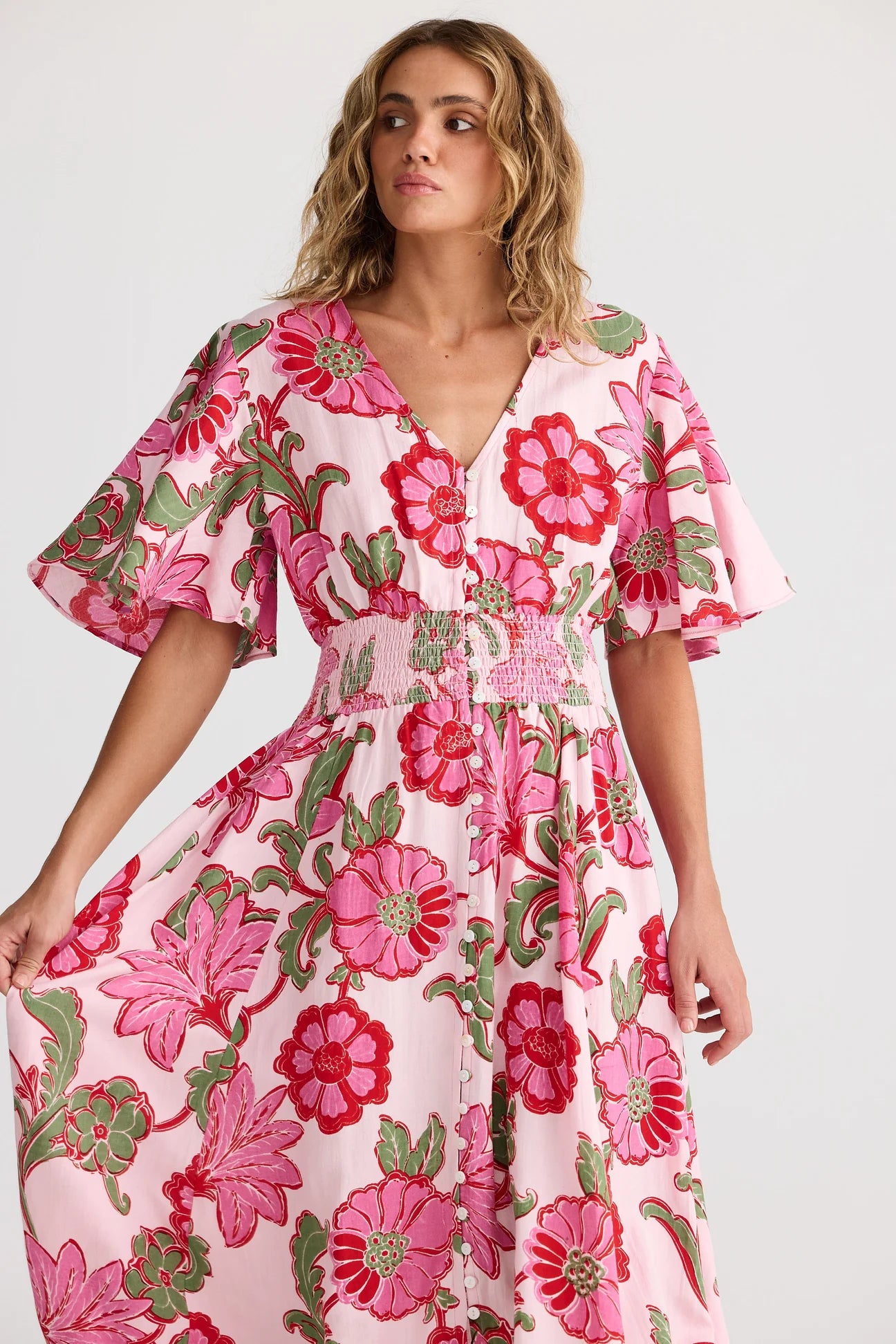 Harlow Dress Pink Ibiza