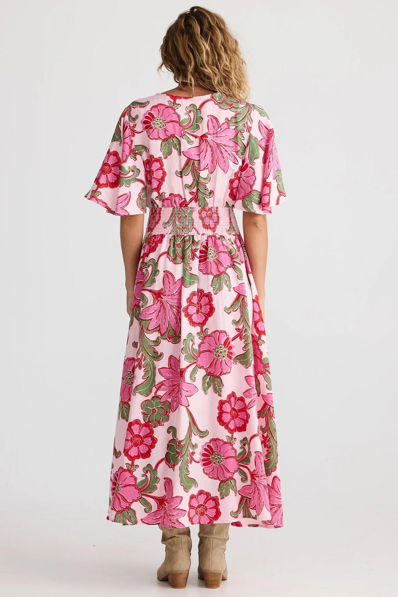 Harlow Dress Pink Ibiza