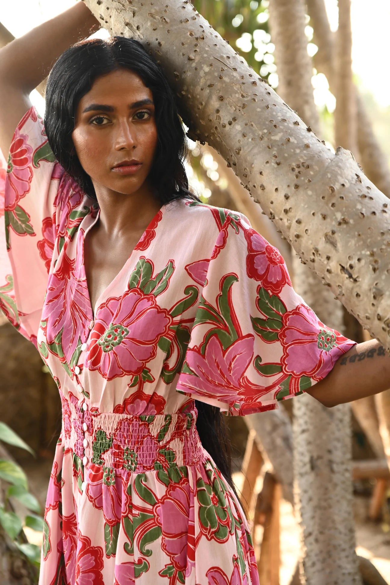 Harlow Dress Pink Ibiza