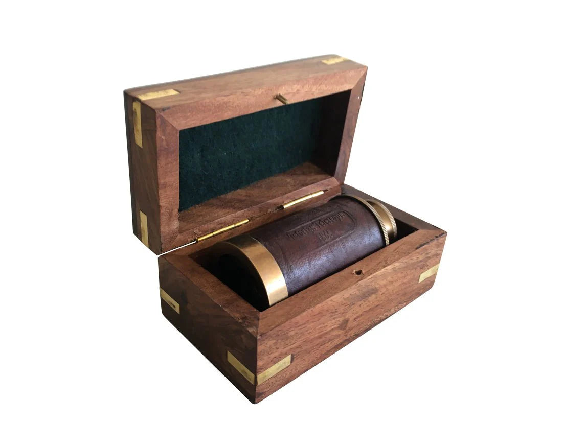Pocket Spyglass 150mm - Wooden Box