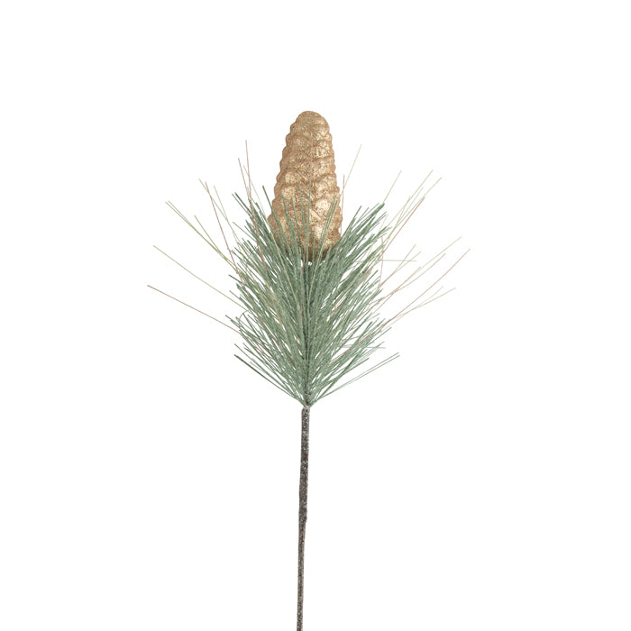 Gold Glittered Single Cone