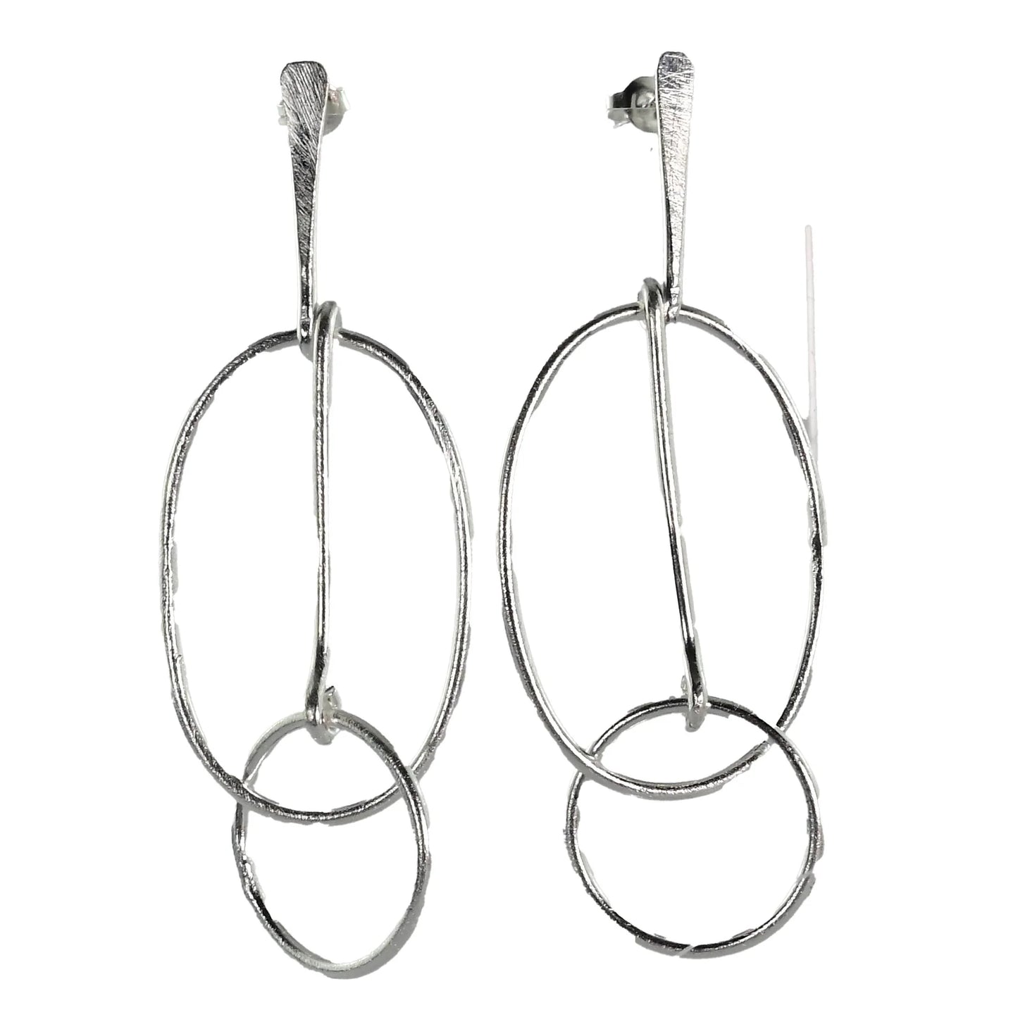 MW Silver Wash Earrings C144