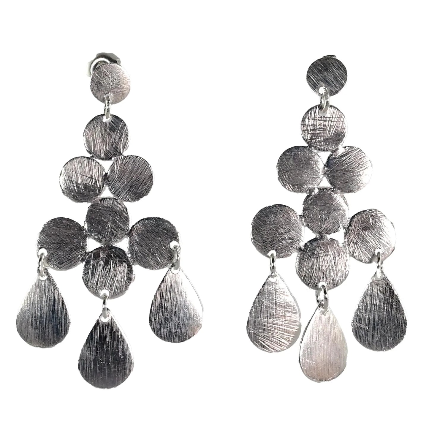 MW Silver Wash Earrings C117